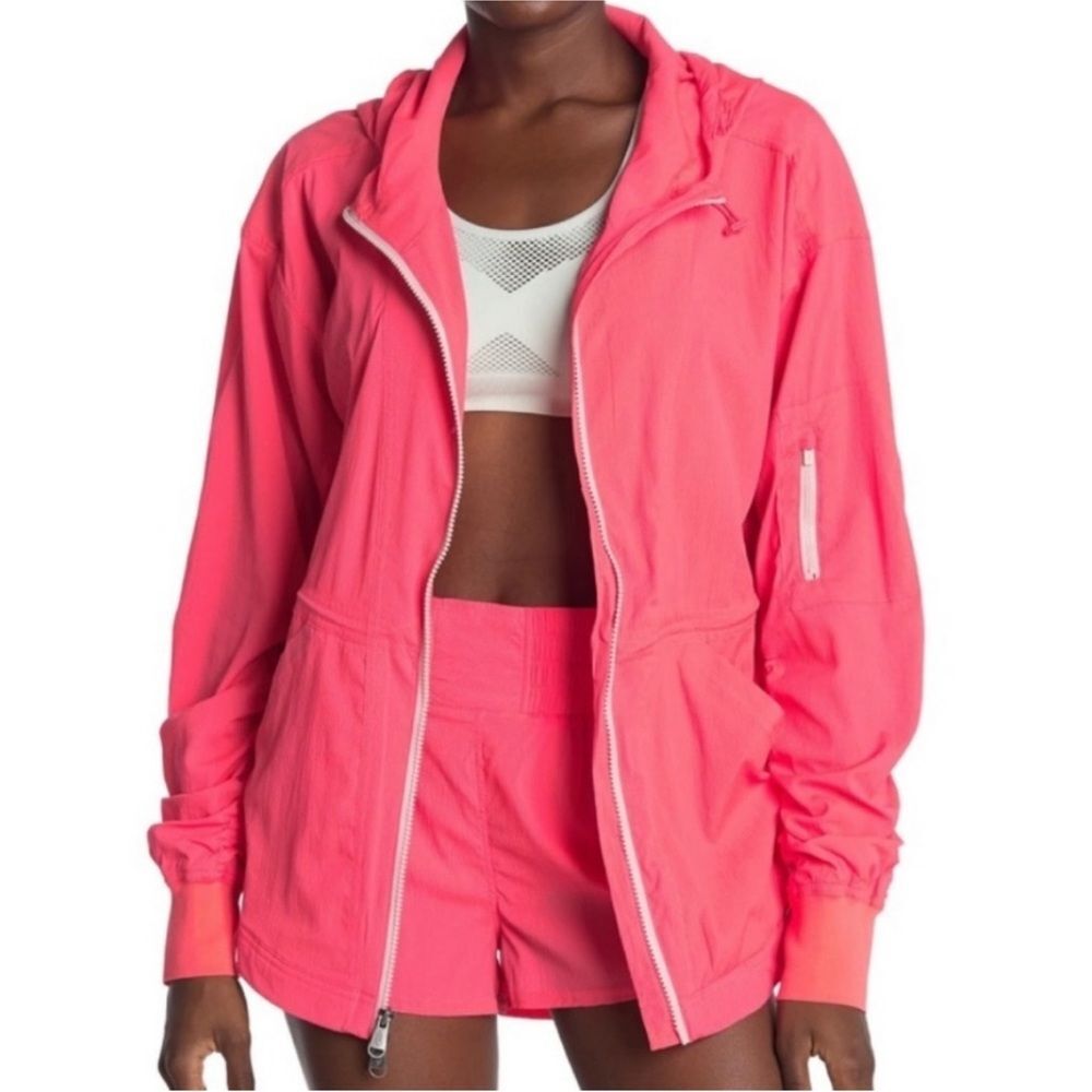 Free People Movement Run Wild Jacket Pink Size S
